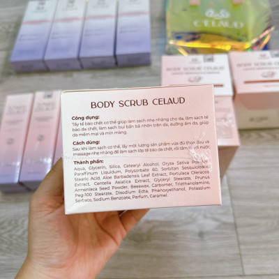 Tẩy Tế Bào Chết Làm Mịn Da Body Scrub Celaud 180g