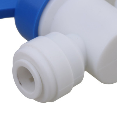 Bộ 2 van khóa 2 đầu dây 6mm nối nhanh dùng lắp lọc nước, dàn tưới cây, bể thủy sinh, cá cảnh, bán cạn 