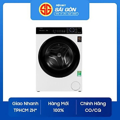 Máy giặt Aqua Inverter 8.0Kg AQD-A800F.W -  Hàng chính hãng - AQD-A800F W - Smart Dual Spray tự làm sạch mặt trong -  Truyền động gián tiếp (dây Curoa)cửa 