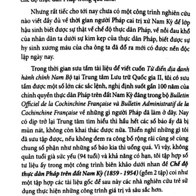 Chế Độ Thực Dân Pháp Trên Đất Nam Kỳ - Tập 1 (1859-1954)