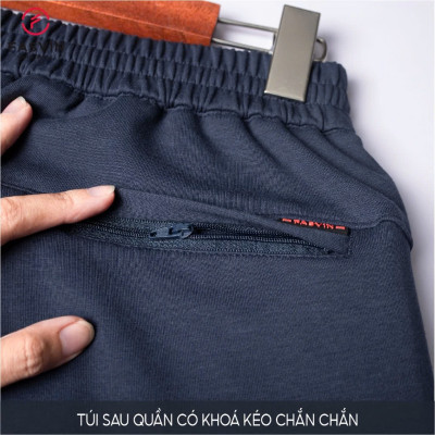 Quần Thun Thể Thao Nam Fasvin DT24650.HN Vải Nỉ 01 Lớp Dáng Xuông Thoải Mái Hàng Nhà Máy