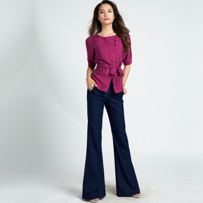 Quần Ống Loe Denim Hity PAN029 (Denim)