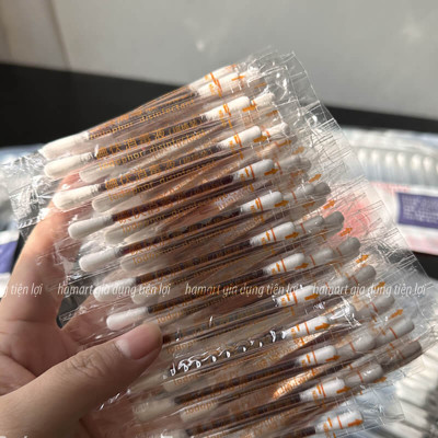 Tăm bông Cồn Y Tế Iot Đỏ Khử Trùng Dùng 1 Lần Iodine Sát Khuẩn Vết Thương Tiện Lợi