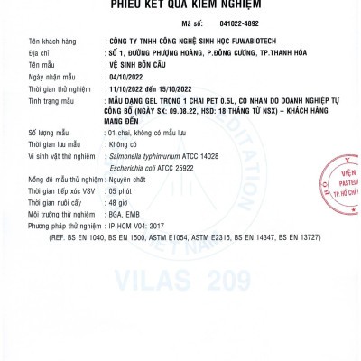 Nước tẩy bồn cầu, nhà tắm hữu cơ enzyme sinh học từỏ dứa Fuwa3e 500ml / 100ml