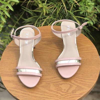 Sandal cao gót viền đồng hot trend  trẻ trung năng động 20825