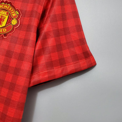Áo Bóng Đá Retro Manchester United 2012 - Sân Nhà bản cao cấp vải Cotton Polyester