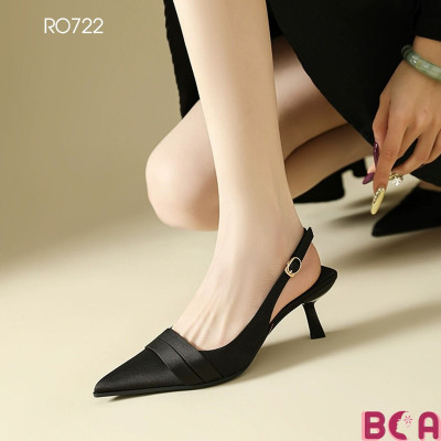 [STYLE XỊN]  Giày Công Sở Nữ Style Mới Cao Gót 6p RO722 ROSATA tại BCASHOP - Sang - Xịn - Êm - Tôn Chân - Tôn Dáng