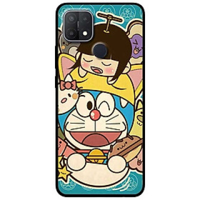 Ốp lưng dành cho Oppo A15 / A15s mẫu Mèo Máy Nháy Mắt