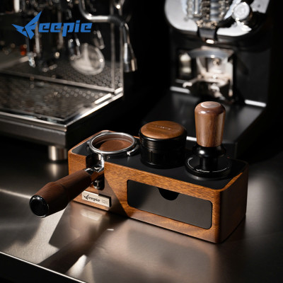 Feepie Tamper nén cà phê cố định lực cân bằng Wood charm