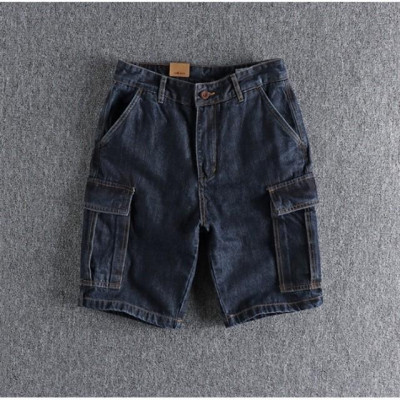 Quần short túi hộp jean_dã ngoại_phượt