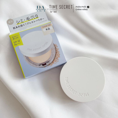 Phấn Phủ Dạng Nén Chống Nắng, Kiềm Dầu Dưỡng Ẩm Time Secret Mineral Pressed Powder R