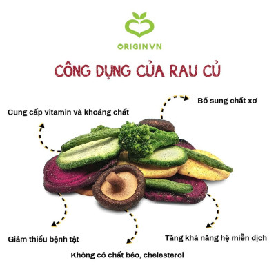 Rau củ sấy giòn vị cay DJ&A 90g