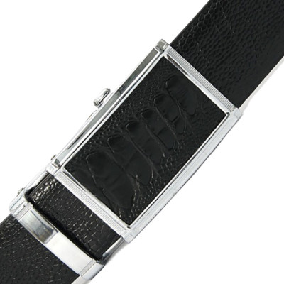 Thắt Lưng Nam Da Đà Điểu Huy Hoàng HT4401 - Đen