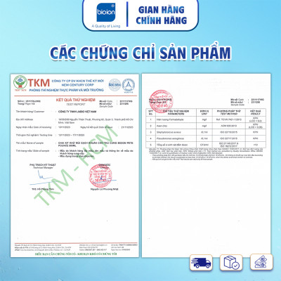 Chai Xịt Khử Mùi Sạch Khuẩn Cho Chó Mèo Bioion Pets Pounce 500ml Hương Sakura