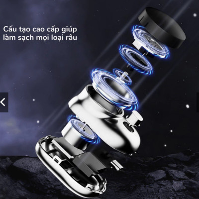 Máy cạo râu mini T05 bỏ túi 6 lưỡi ip chống nước nhỏ gọn bỏ túi tiện lợi 