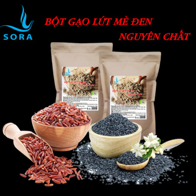 Sora Bột gạo lứt mè đen nguyên chất