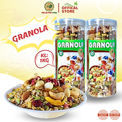 GRANOLA YẾN MẠCH TÂN LỘC PHÁT COMBO 1KG  - MỖI HỘP 500G