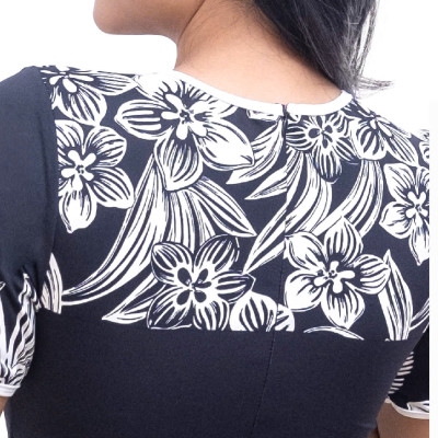 Áo bơi liền quần có tay LMcation Romper - Vườn đêm