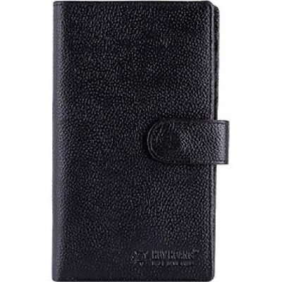 Ví Nam Dáng Đứng Huy Hoàng HT2145 (12.5 x 10 cm) - Đen