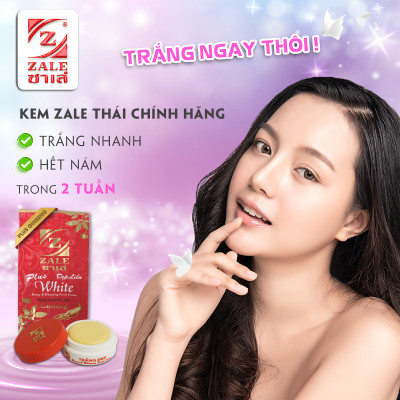 1 Hộp Kem Dưỡng Trắng Da Z ZALE ĐỎ NHÂN SÂM 6g Tẩy Nám Tàn Nhang Che Khuyết Điểm - HỘP 24 HỦ