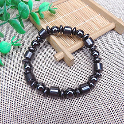 Combo Vòng đeo tay Phong Thủy Hỗ Trợ sức khỏe, Chất liệu đá HEMATITE tự nhiên, Kèm bản PHOTOCOPY giấy kiểm định, Kèm TÚI NHUNG.