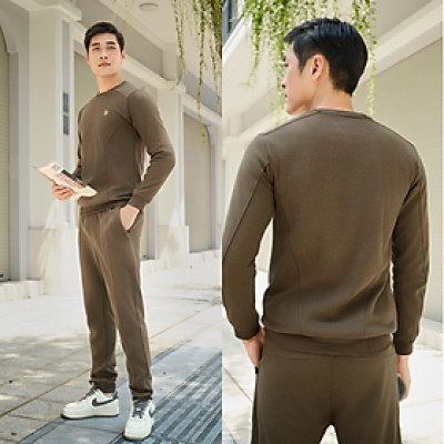 LAROMA Bộ Quần Áo Nỉ Thu Đông Cổ Chui Cho Nam | Basic - Trẻ Trung - Giữ Ấm - Vải Thơm - Kháng Khuẩn - Mềm Mại - Co Dãn