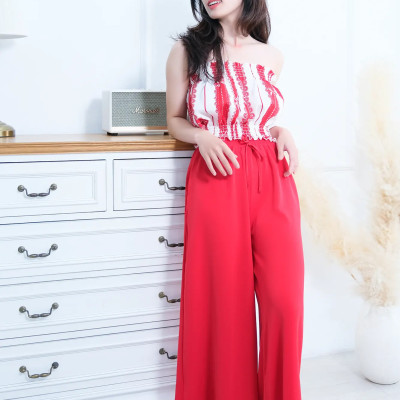 Quần váy dài LMcation Mila - Đỏ