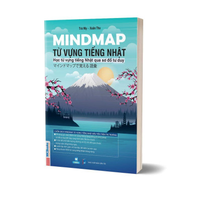Sách - Mindmap Từ Vựng Tiếng Nhật - Học Từ Vựng Tiếng Nhật Qua Sơ Đồ Tư Duy - MCBooks