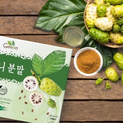 Bột trái nhàu nguyên chất Goce - 180g (18 gói x 10g)