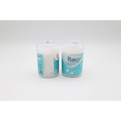 [Lố 12 hộp] Tăm nhựa hộp phẳng YUMY size S [TN11-121] hộp 300 chiếc
