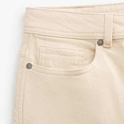 Quần jean nam màu Be Form Straight cropped - ROUTINE 10S25DPA018