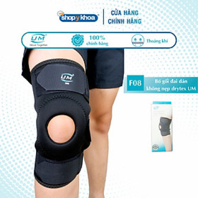 Bó gối đai dán không nẹp drytex UM (F08), size UNI