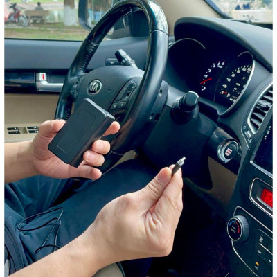 BỘ HIỂN THỊ THÔNG TIN TỐC ĐỘ LÊN KÍNH LÁI Ô TÔ XE HƠI HUD MÀU TRẮNG ĐƠN GIẢN GIÁ RẺ