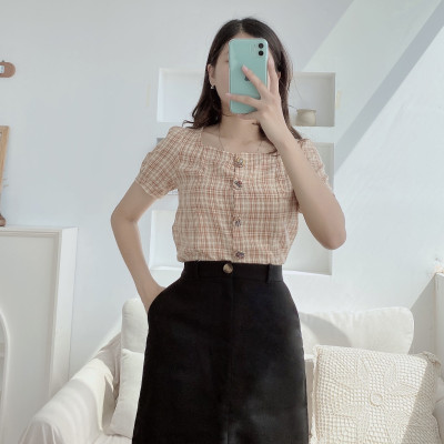 Chân váy ngắn chữ A các màu Mini skirt Nacirs basic Burny C1001289