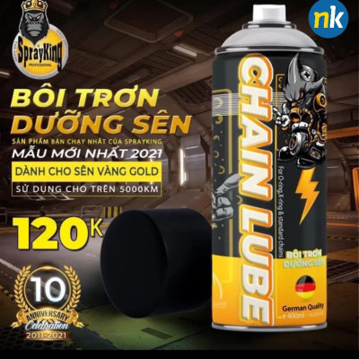 Combo 3 chai Sprayking Dưỡng nhám,Rửa sên và dưỡng sên 400ML