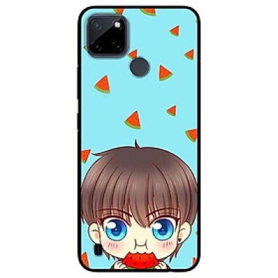 Ốp lưng dành cho Realme C21Y - C25Y mẫu Cặp Đôi Ăn Dưa 1