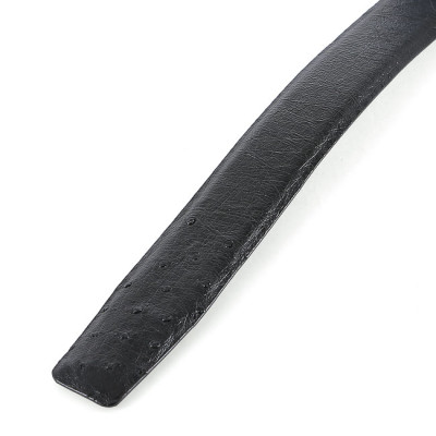 HC4448-49-50-51 - Thắt lưng nam da đà điểu Huy Hoàng da hột 3,5P đầu kim màu đen, nâu đất, vàng bò, nâu đỏ