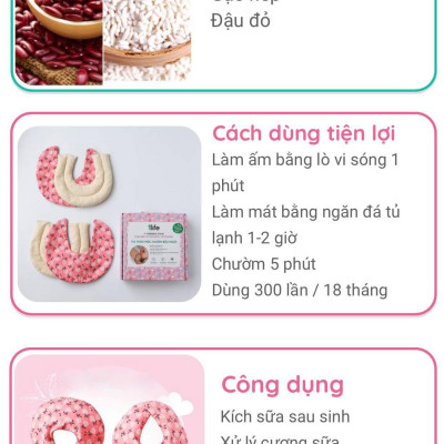 COMBO MẸ BẦU: GỐI CHƯỜM LƯNG, TÚI CHƯỜM KÍCH SỮA