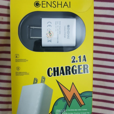 Cóc sạc Genshai smart GS03 - Cốc sạc nhanh 2.1A - Hàng chính hãng