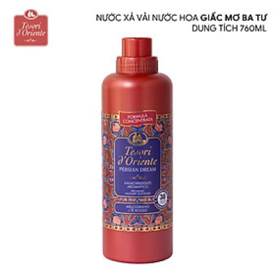 Nước xả vải Tesori d’Oriente 760ml hương nước hoa nhập khẩu Ý làm mềm quần áo lưu hương đến 8h