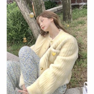 Áo khoác lông nữ cao cấp lông siêu dày ấm mềm mịn