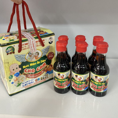 Combo 2 Chai Nước mắm Đảo Cát Hải cho bé ăn dặm , dung tích 50ml