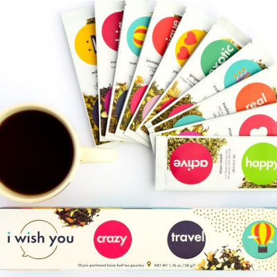 Combo 10 gói trà nhiều vị, I Wish You - Trà Teapins (10 gói x 5g)