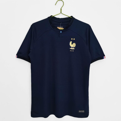 Áo Bóng Đá Retro Tuyển Pháp 2022 - Sân Nhà bản cao cấp vải Cotton Polyester