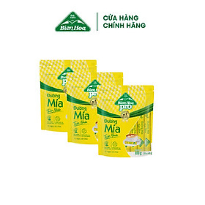Combo 3 túi Đường Mía Thiên Nhiên Biên Hòa 6g (túi 300g)/túi