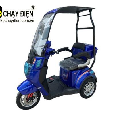 XE 3 BÁNH ĐIỆN LIXI PRO CÓ MÁI CHE