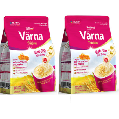Ngũ Cốc Dinh Dưỡng Varna Diabetes Nutifood Hỗ Trợ Ổn Định Đường Huyết Cho Người Tiểu Đường Hộp 400g