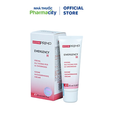 Kem bôi DOTTORPRIMO Emergency H chứa Neozone 4000 giúp làm dịu các triệu chứng do trĩ gây ra (25ml)