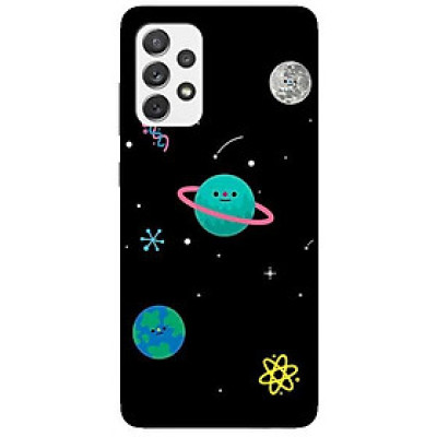 Ốp lưng dành cho Samsung A32 - A52 - A72 mẫu Hành Tinh Nền Đen