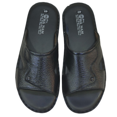 Dép Nam Quai Ngang HÀ NAM Da Bò Thật Cao Cấp DNA2122